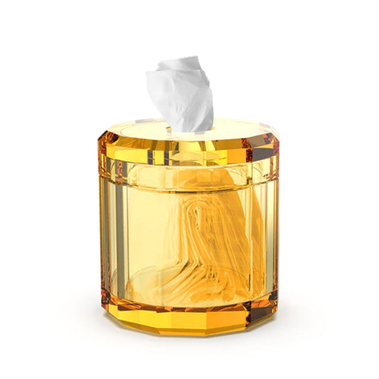 decor walther | KRISTALL collection | tissue box | amber