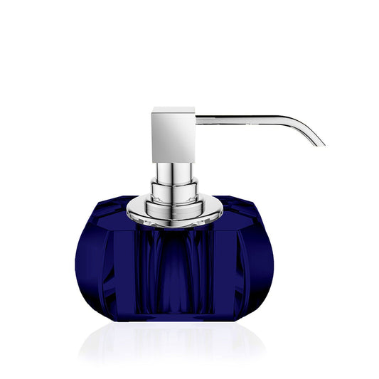 decor walther | KRISTALL collection | soap dispenser | capri blue + chrome