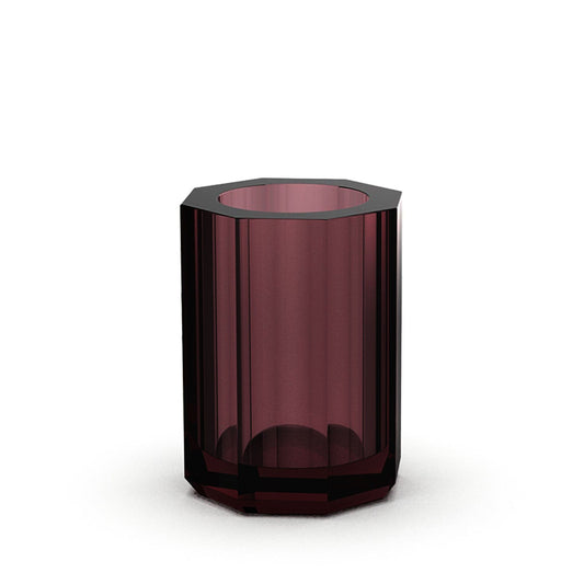 decor walther | KRISTALL collection | crystal tumbler | rich burgundy