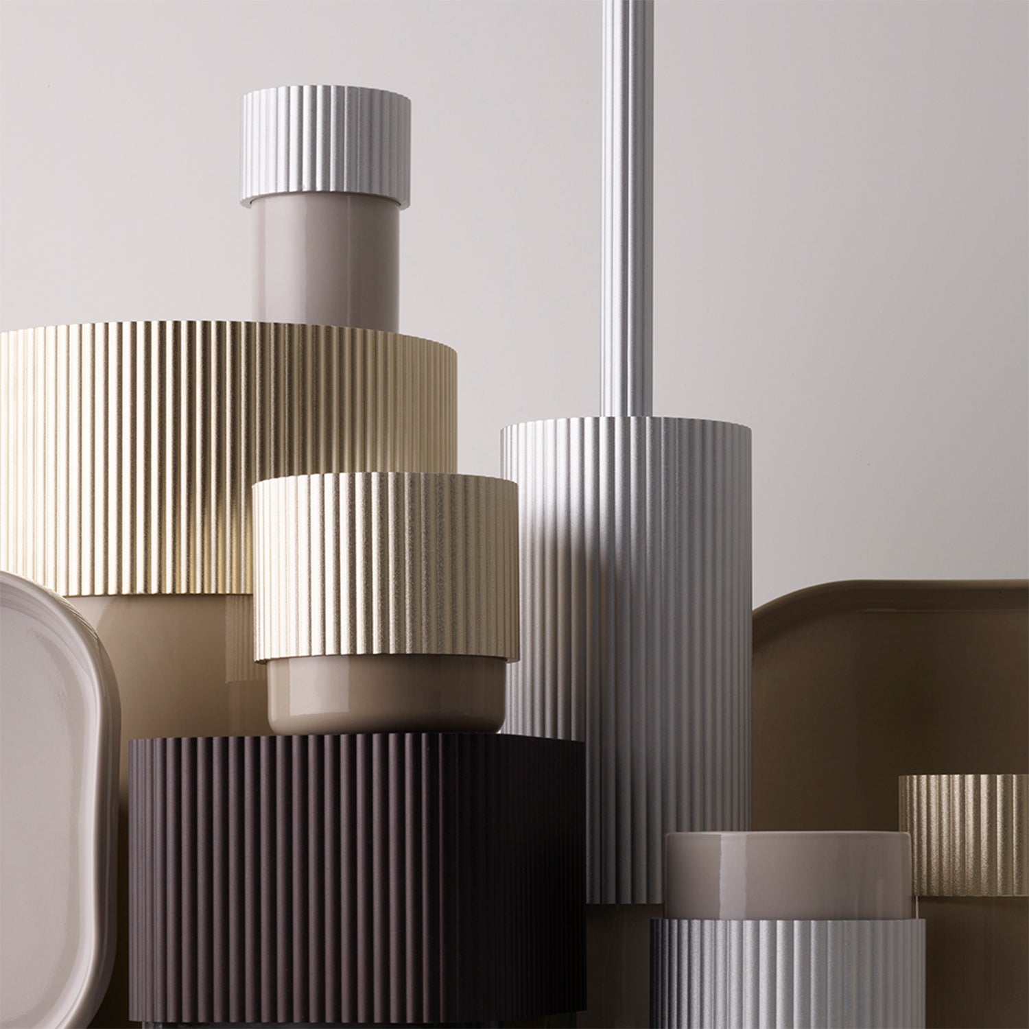 decor walther | OF.LINE series | multi purpose box small | champagne + shell