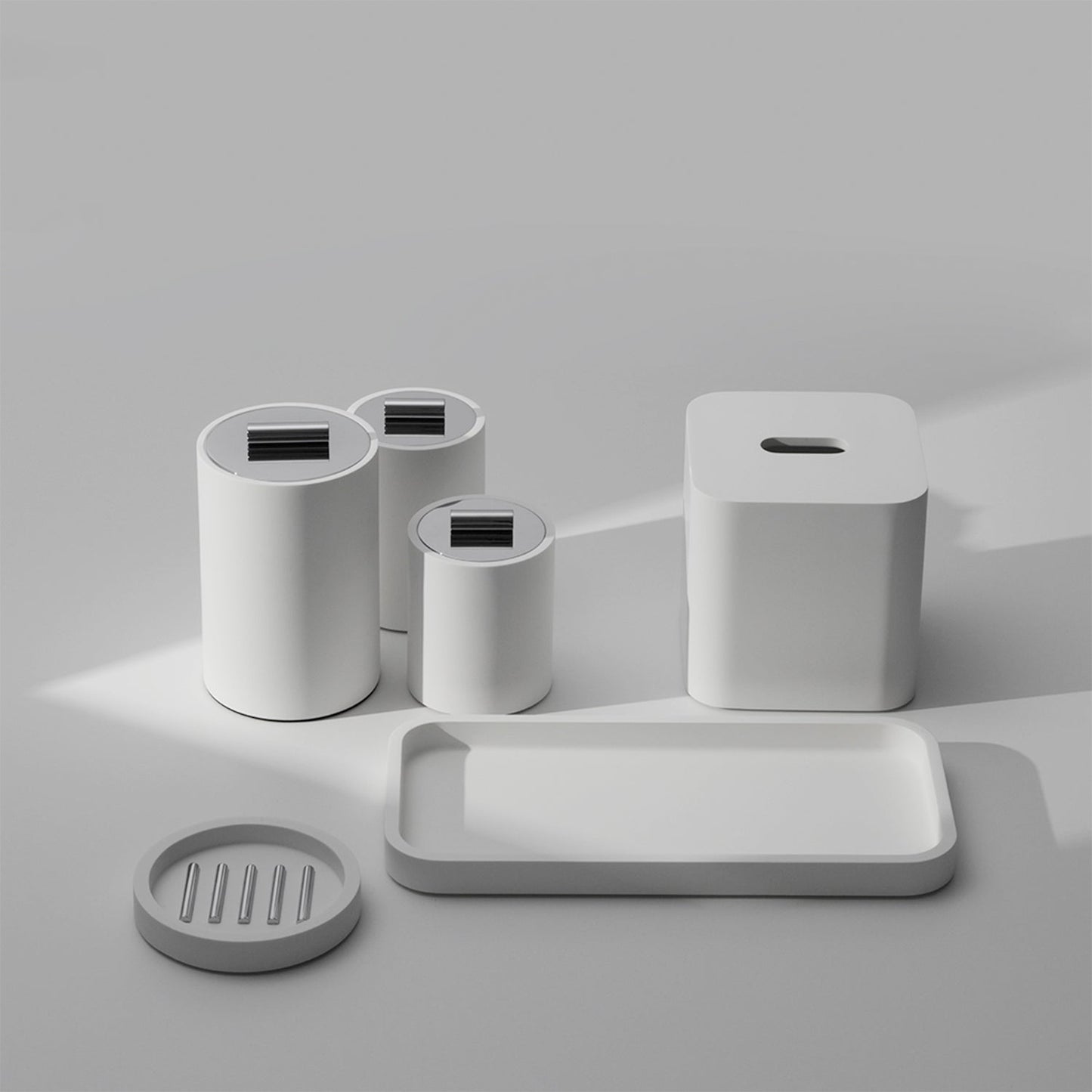 decor walther | STONE series | soap dish | white