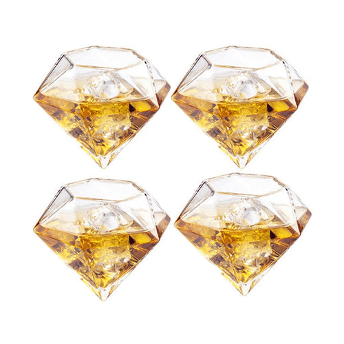 Diamond Glasses Set of 4