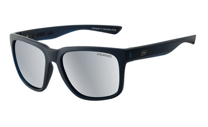 DIRTY DOG -GREY/SILVER MIRROR POLARISED /  SATIN BLUE