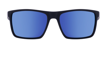 Dirty Dog Grey/Blue Mirror Polarised / Satin Black Xtal Blue - 53353