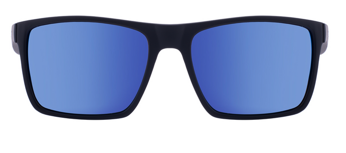 Dirty Dog Grey/Blue Mirror Polarised / Satin Black Xtal Blue - 53353