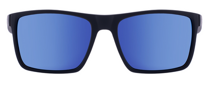 Dirty Dog Grey/Blue Mirror Polarised / Satin Black Xtal Blue - 53353