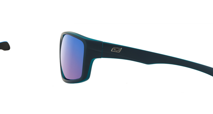 DIRTY  DOG GREY/BLUE MIRROR POLARISED  / SATIN BLACK XTAL BLUE