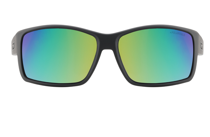 Dirty Dog Grey/Green Fusion Mirror Polarised / Satin Black - 53761-