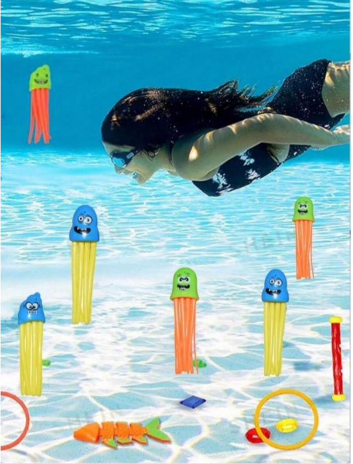 Dive Octopus, Set of 6 Carded