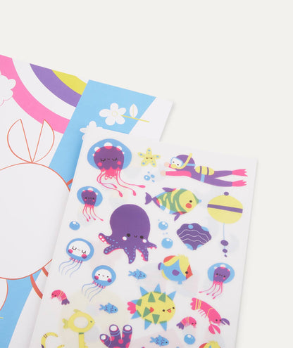 Djeco 6 Crafts Activity Pack Seaside Delights