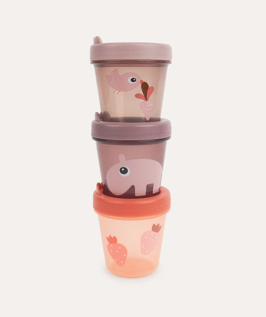 Done By Deer Baby Food Container 3pack - Ozzo Powder