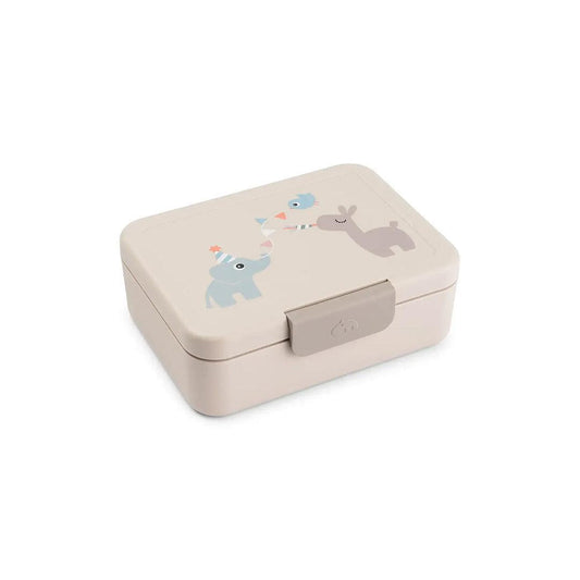 Done by Deer Lunch box w/divider - Celebration Sand
