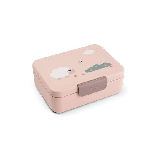 Done by Deer Lunch box w/divider - Tiny Farm Powder