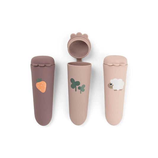 Done by Deer Silicone Ice Pops 3 Pack - Tiny Farm Powder