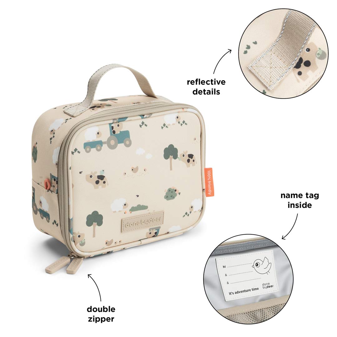 Done by Deer Tiny Insulated Lunch - Tiny Farm Sand
