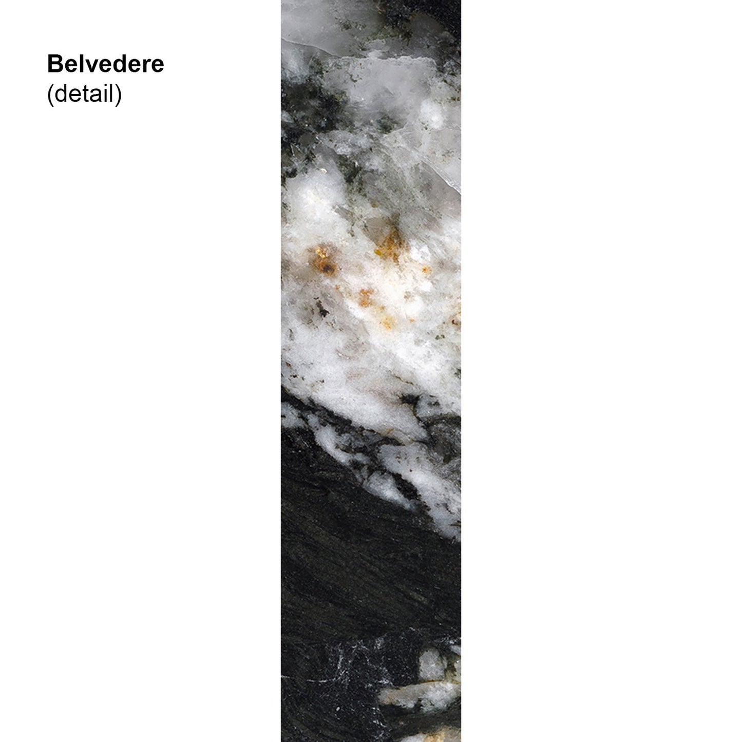 draenert | day bar trolley | belvedere polished stone + black frame