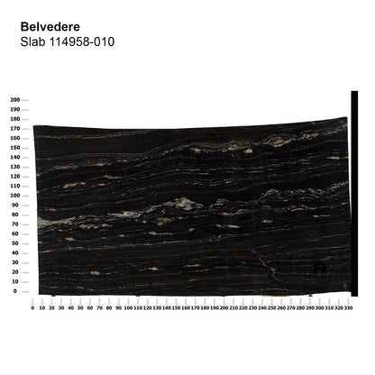 draenert | day bar trolley | belvedere polished stone + black frame