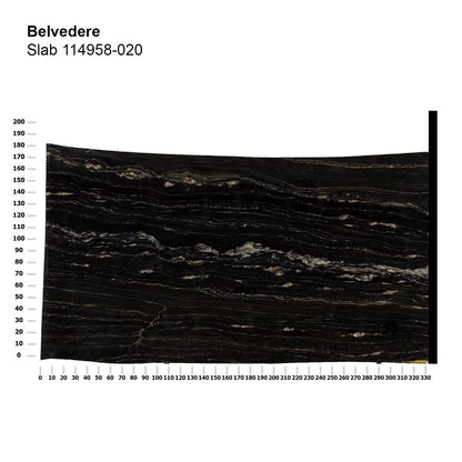 draenert | day bar trolley | belvedere polished stone + black frame