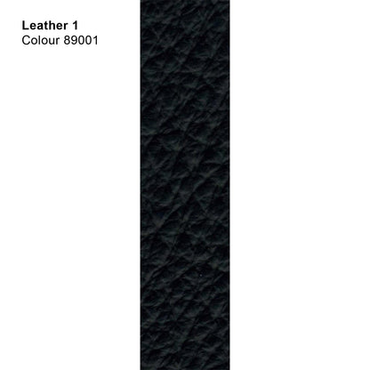 draenert | dexter chair | swivel base | black leather + charmelle cloud 55