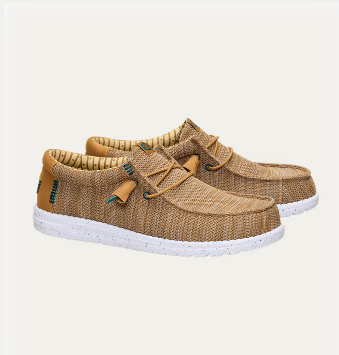 DUDE Wally Stretch Sox -  Bone Brown / Multi