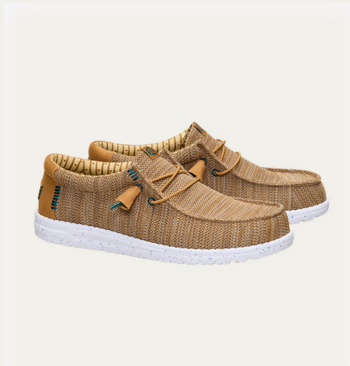 DUDE Wally Stretch Sox -  Bone Brown / Multi