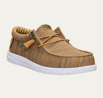 DUDE Wally Stretch Sox -  Bone Brown / Multi