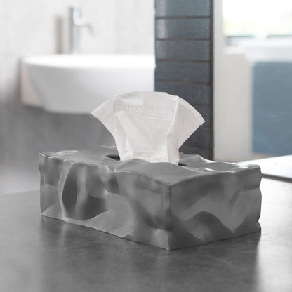 essey | wipy 2 | rectangle tissue box | grey - LC