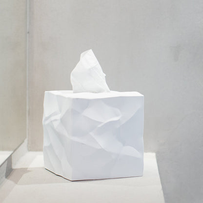 essey | wipy cube tissue box | white - LC