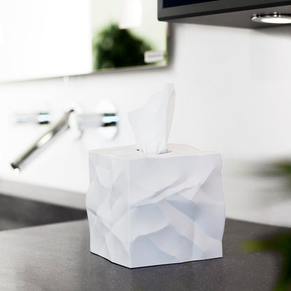 essey | wipy cube tissue box | white - LC
