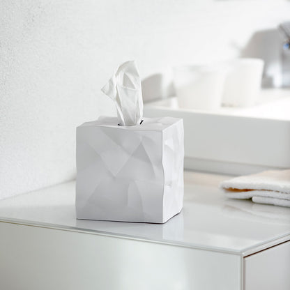 essey | wipy cube tissue box | white - LC