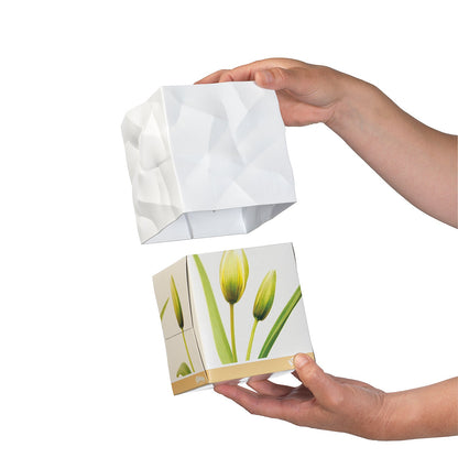essey | wipy cube tissue box | white - LC