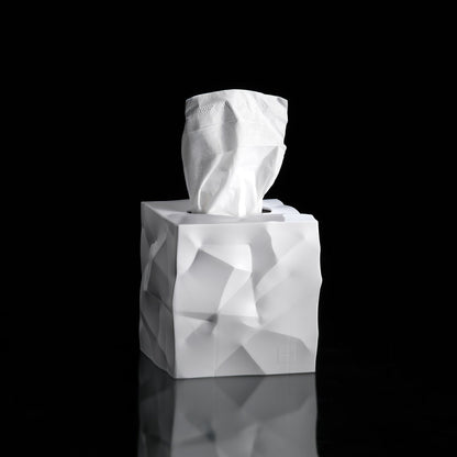 essey | wipy cube tissue box | white - LC
