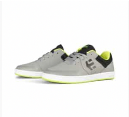 Etnies Marana (Youth) Skate Shoes – Grey/Lime/White - SALE -
