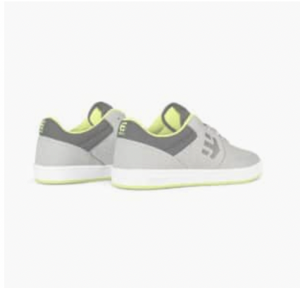 Etnies Marana (Youth) Skate Shoes – Grey/Lime/White - SALE -