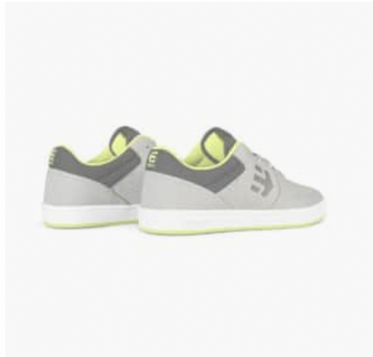 Etnies Marana (Youth) Skate Shoes – Grey/Lime/White - SALE -