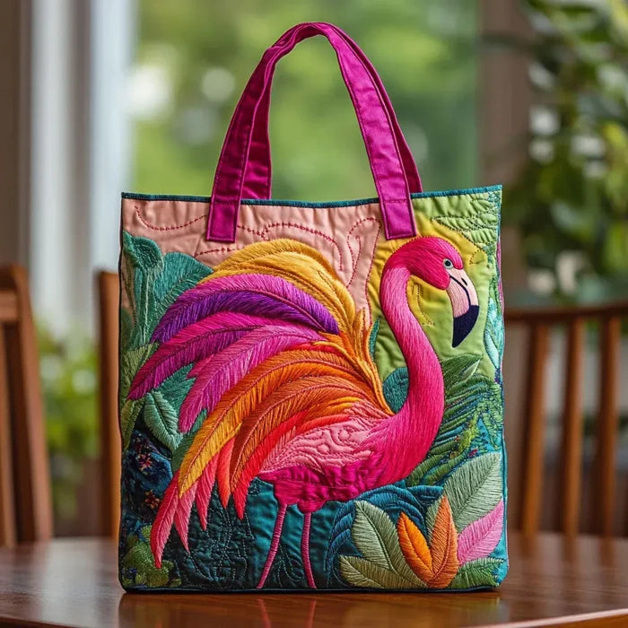 Eventyrlige Mønstre - FLAMINGO OG REGNBUE
