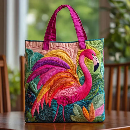 Eventyrlige Mønstre - FLAMINGO OG REGNBUE