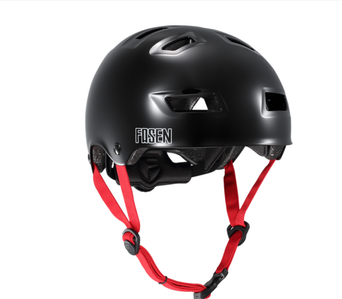 FASEN TRIFLOW HELMET- GLOSS BLACK