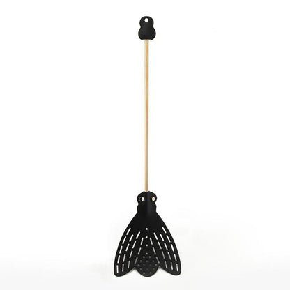 essey | fly fly leather flyswatter | black - LC
