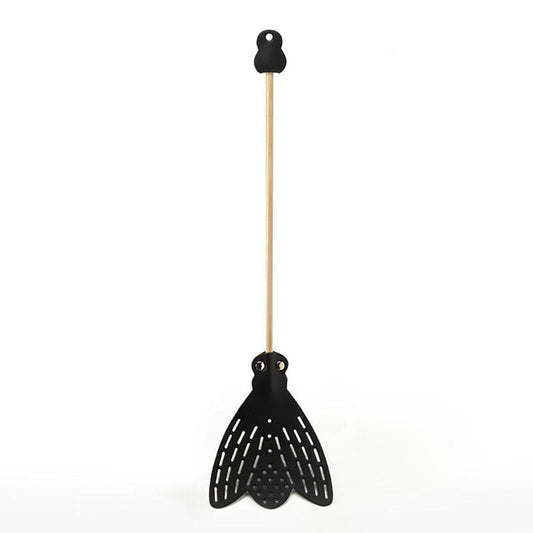 essey | fly fly leather flyswatter | black - LC