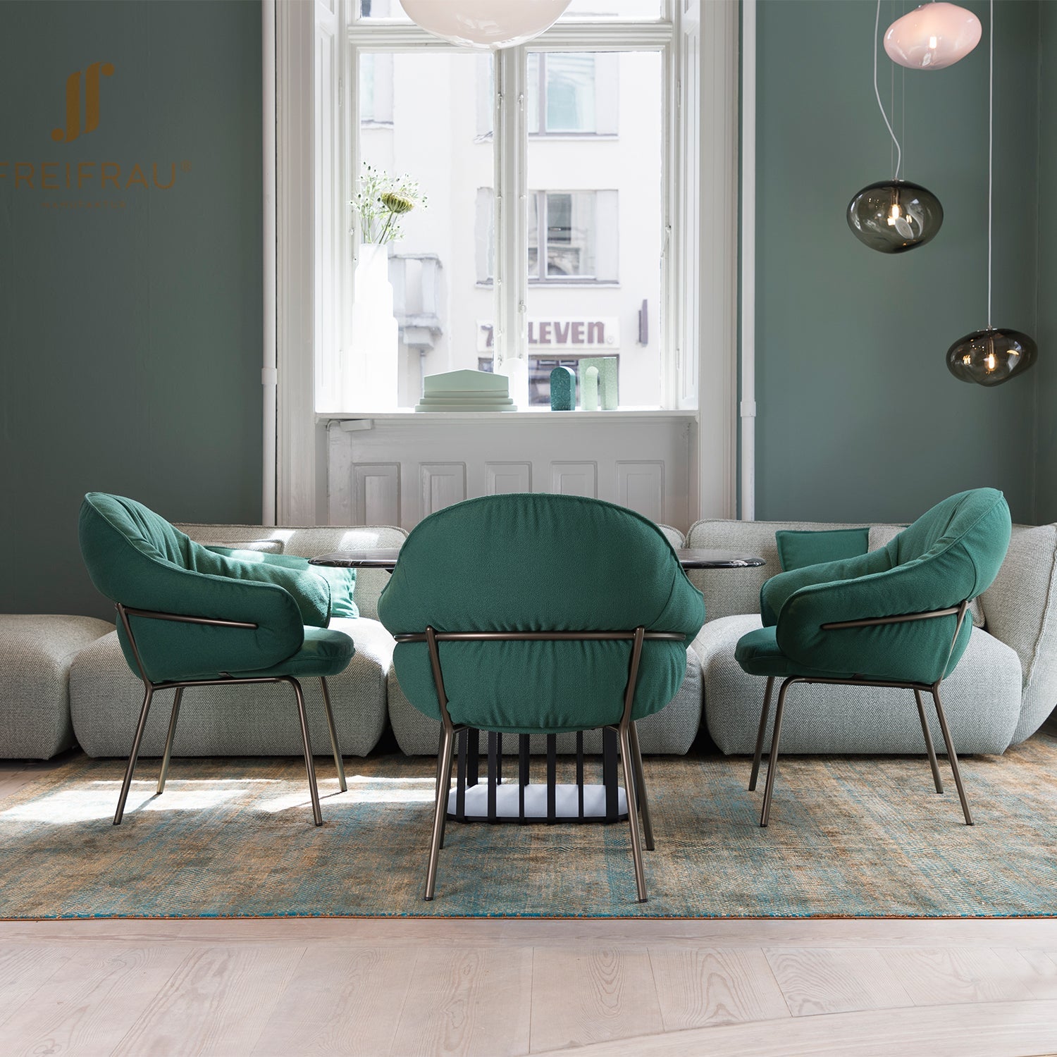 freifrau | low dining | marie armchair | nobilis raphael 02 beige