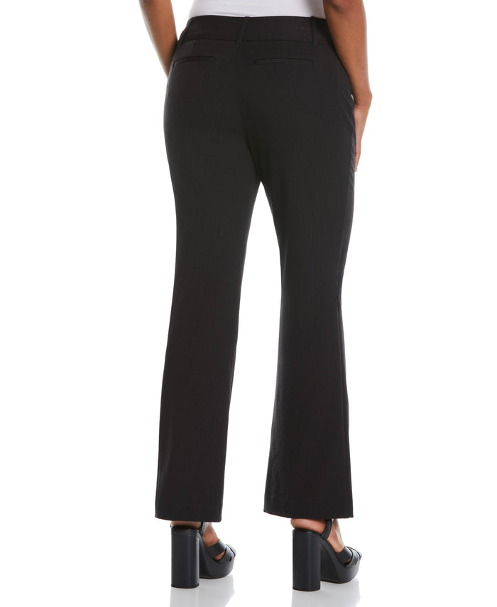 GABARDINE BOOTCUT PANT - CURVY FIT (Graphite)