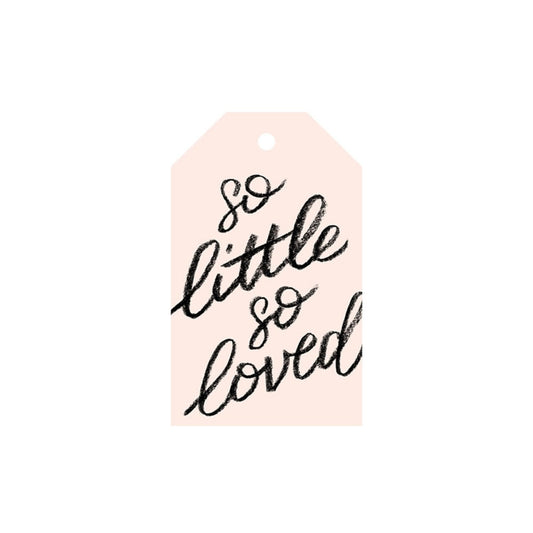 galina dixon | gift tag | so little so loved | blush