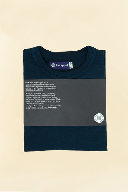 Godspeed Heavyweight Loopwheel  10oz T-Shirt - Navy