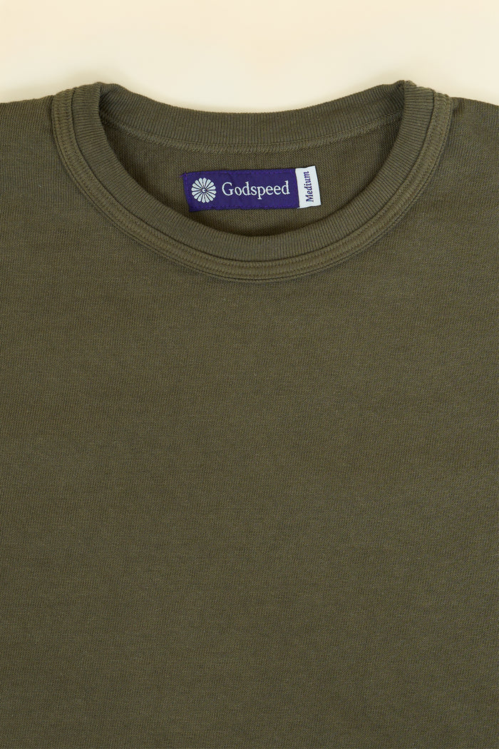 Godspeed Heavyweight Loopwheel  10oz T-Shirt - Olive