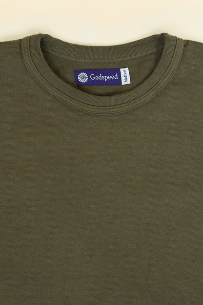 Godspeed Heavyweight Loopwheel  10oz T-Shirt - Olive
