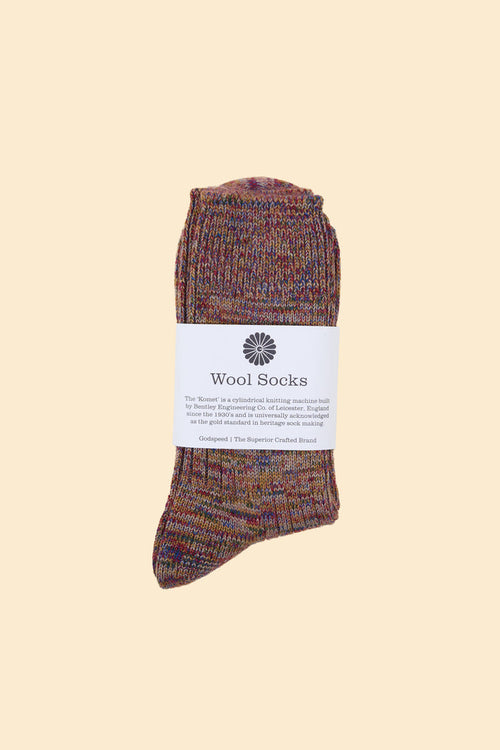Godspeed Merino Wool Socks - Magma