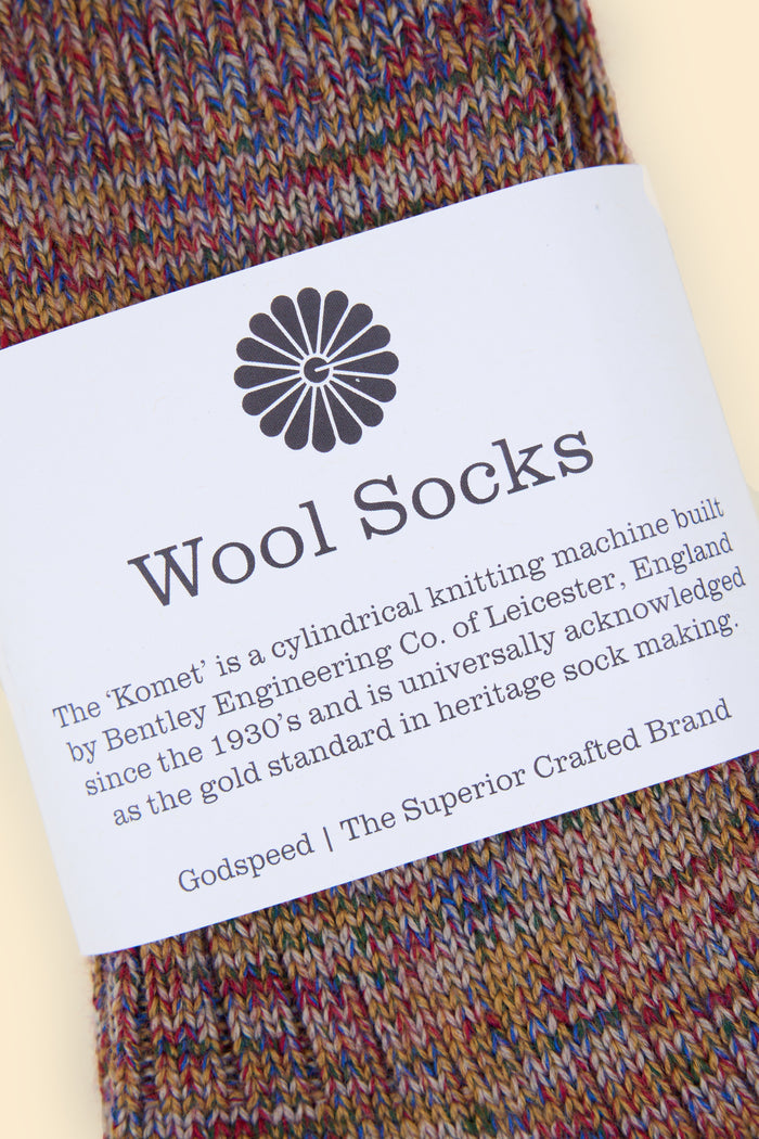 Godspeed Merino Wool Socks - Magma