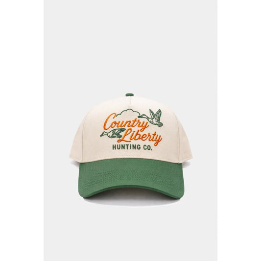 COUNTRY LIBERTY - DUCK HUNTING HAT | Natural/Forest
