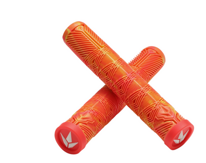 HAND GRIPS V3 - ORANGE/RED